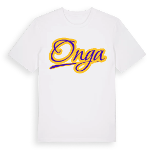 Onga baseball t-shirt – ekologisk bomull t-shirt från Pinshirt