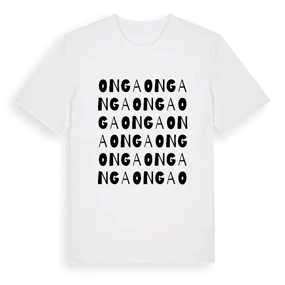 Onga ordlek t-shirt – White, i miljö