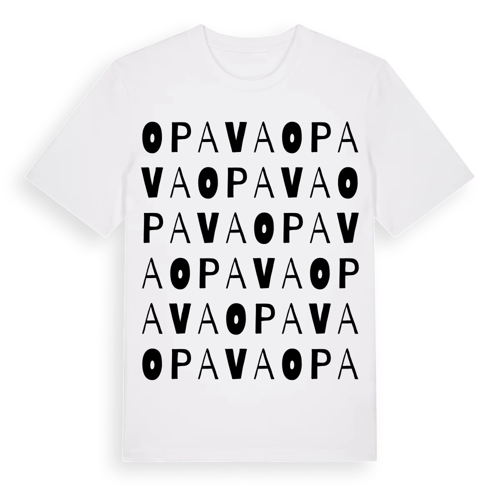 Opava ordlek t-shirt – White, i miljö