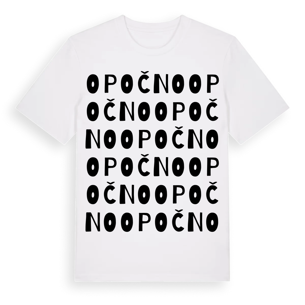 Opočno ordlek t-shirt – White, i miljö
