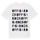 White t-shirt med Oppigarden ordlek t-shirt