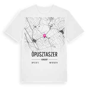 Ópusztaszer karta t-shirt – ekologisk bomull t-shirt från Pinshirt