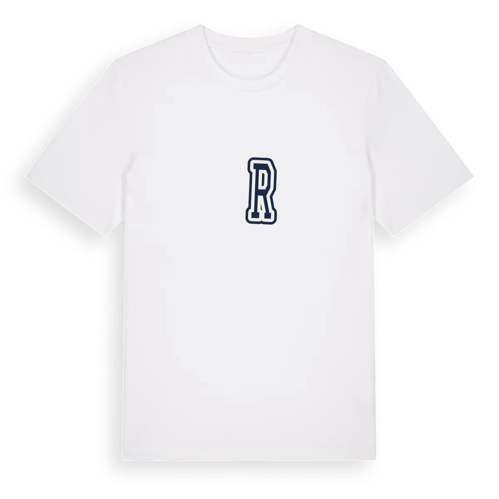 Őr college t-shirt – White, i miljö