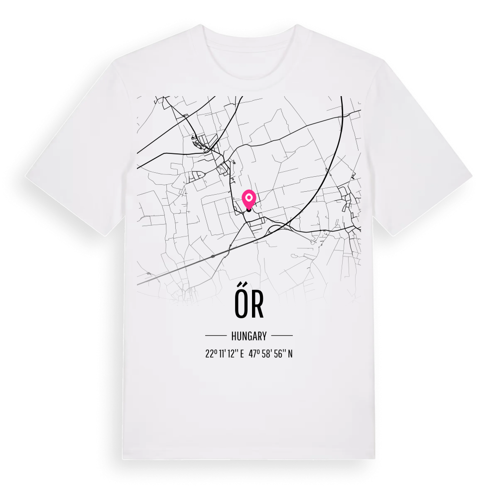 Őr karta t-shirt – White, i miljö