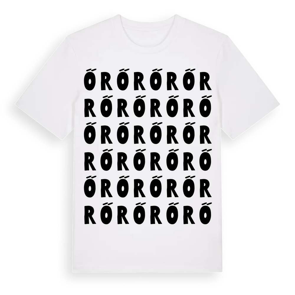 Őr ordlek t-shirt – White, i miljö