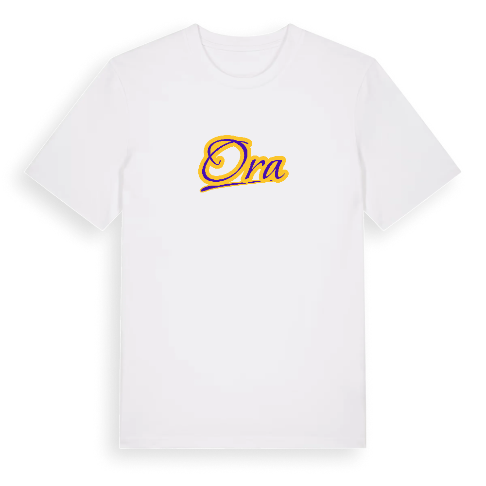 Ora baseball t-shirt – White, i miljö