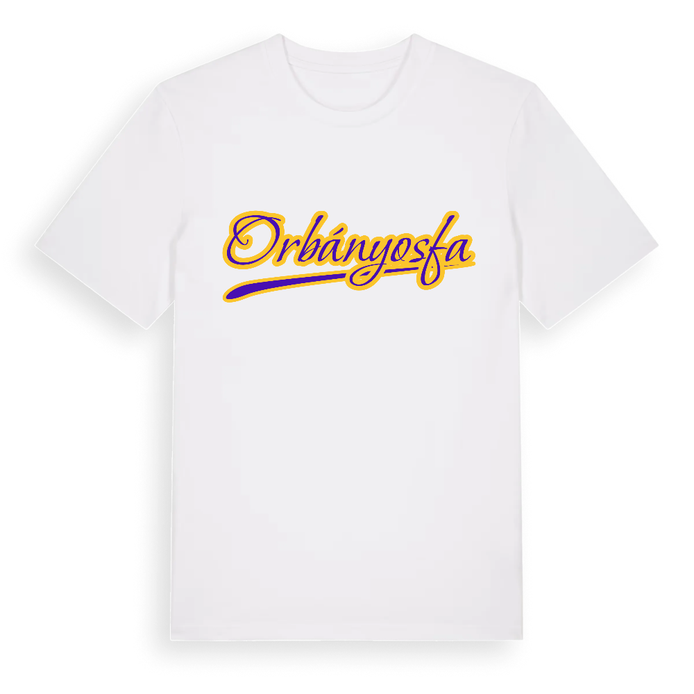 Orbányosfa baseball t-shirt – White, i miljö