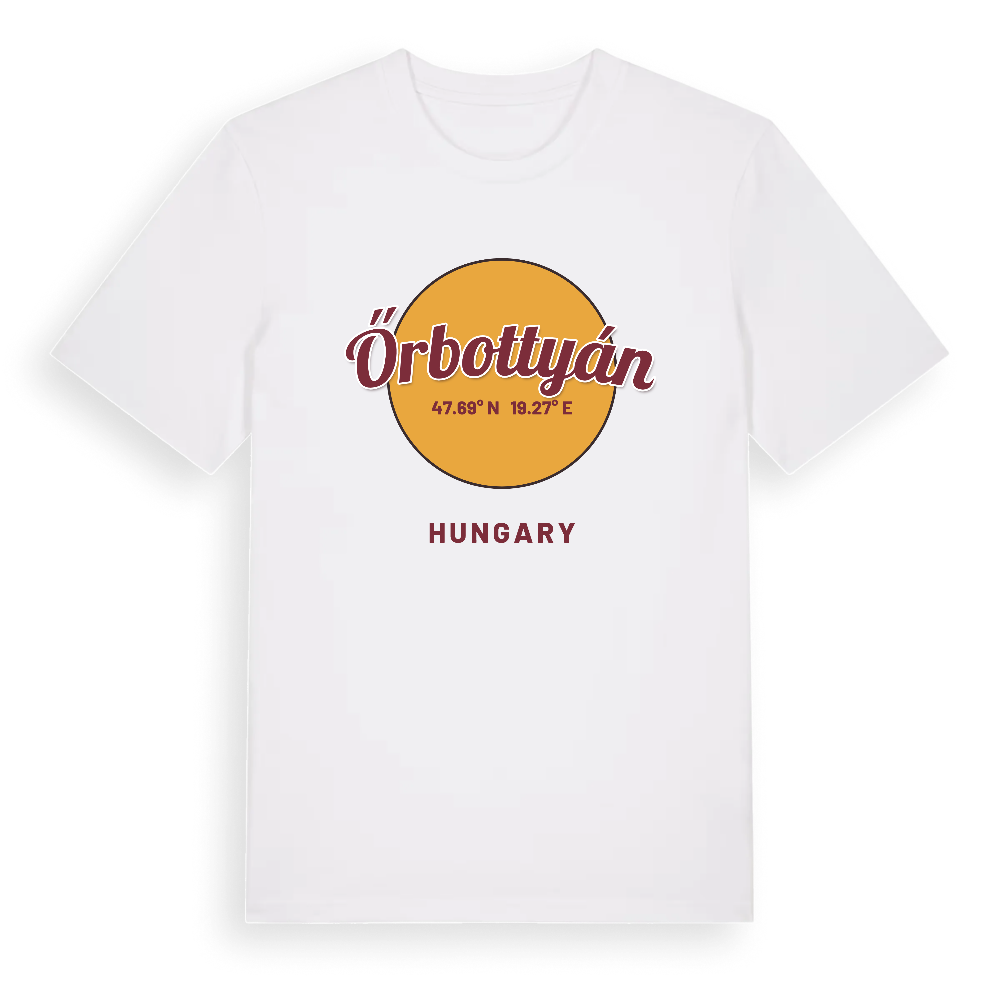 Őrbottyán cirkel t-shirt – White, i miljö