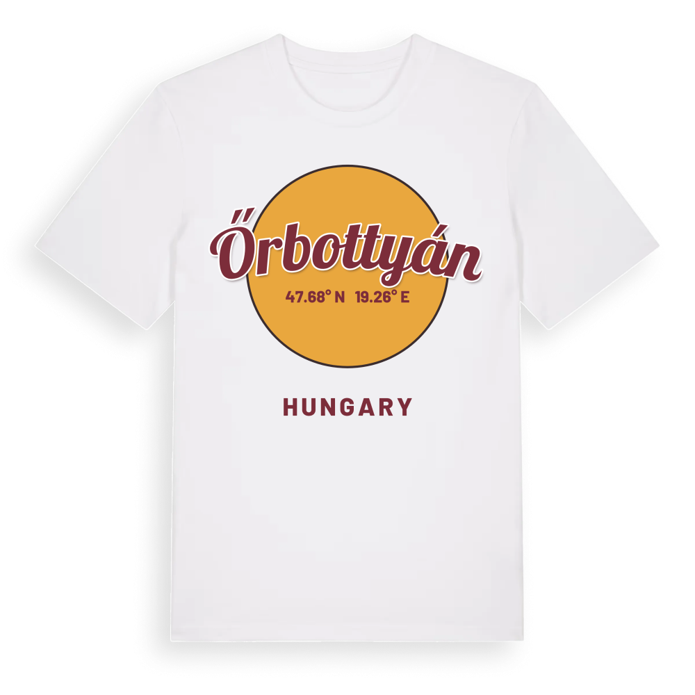 Őrbottyán cirkel t-shirt – White, i miljö