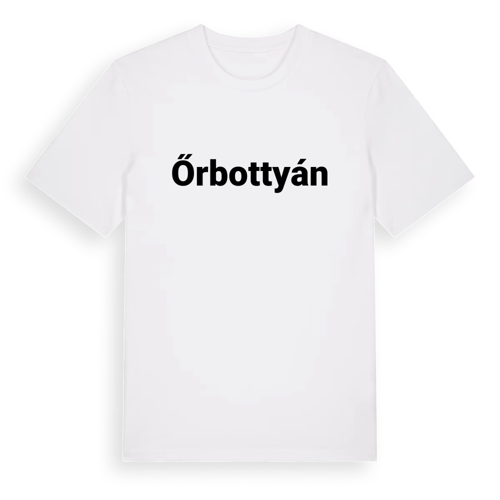 Őrbottyán fetstil t-shirt – White, i miljö