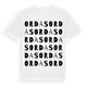 Ordas ordlek t-shirt