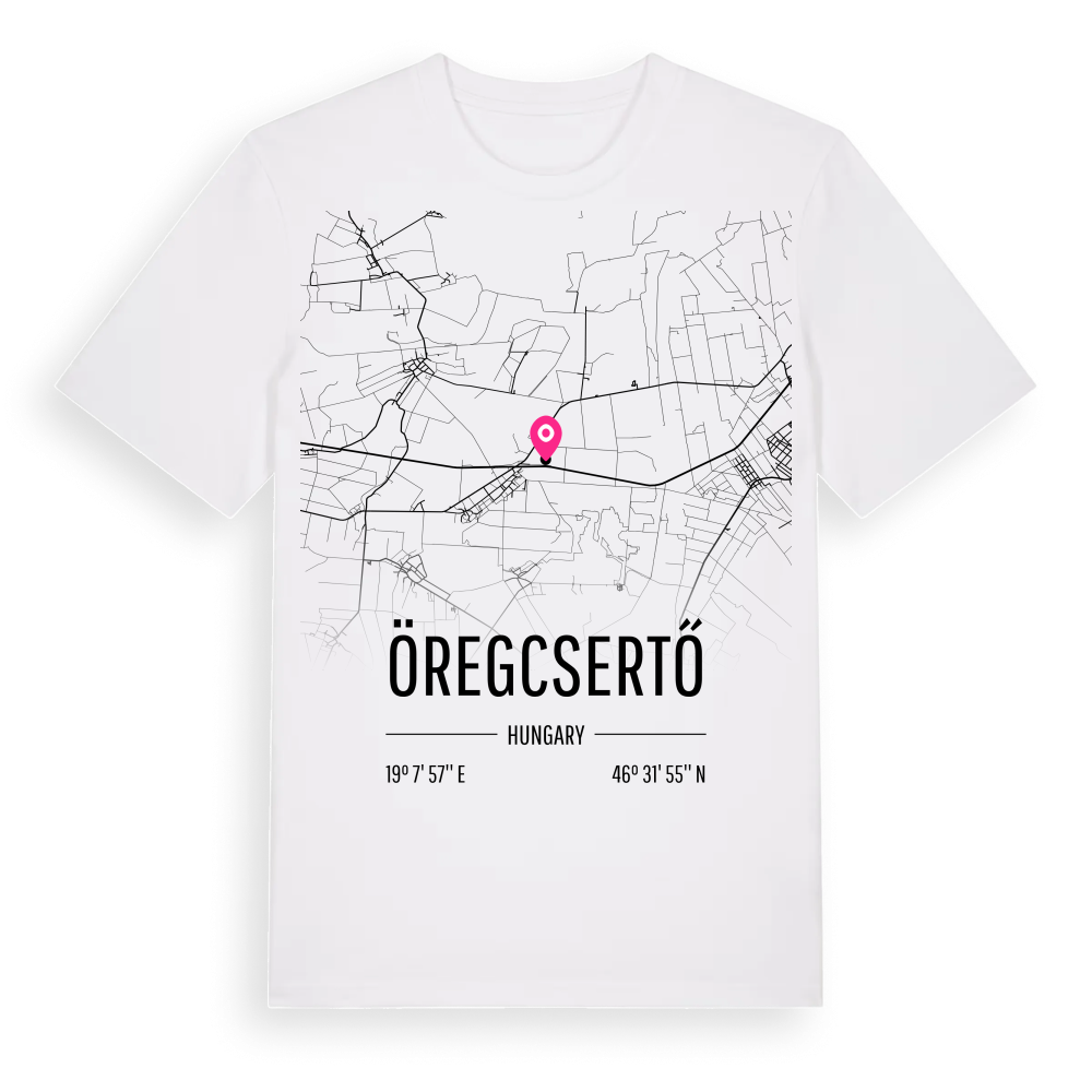Öregcsertő karta t-shirt – White, i miljö