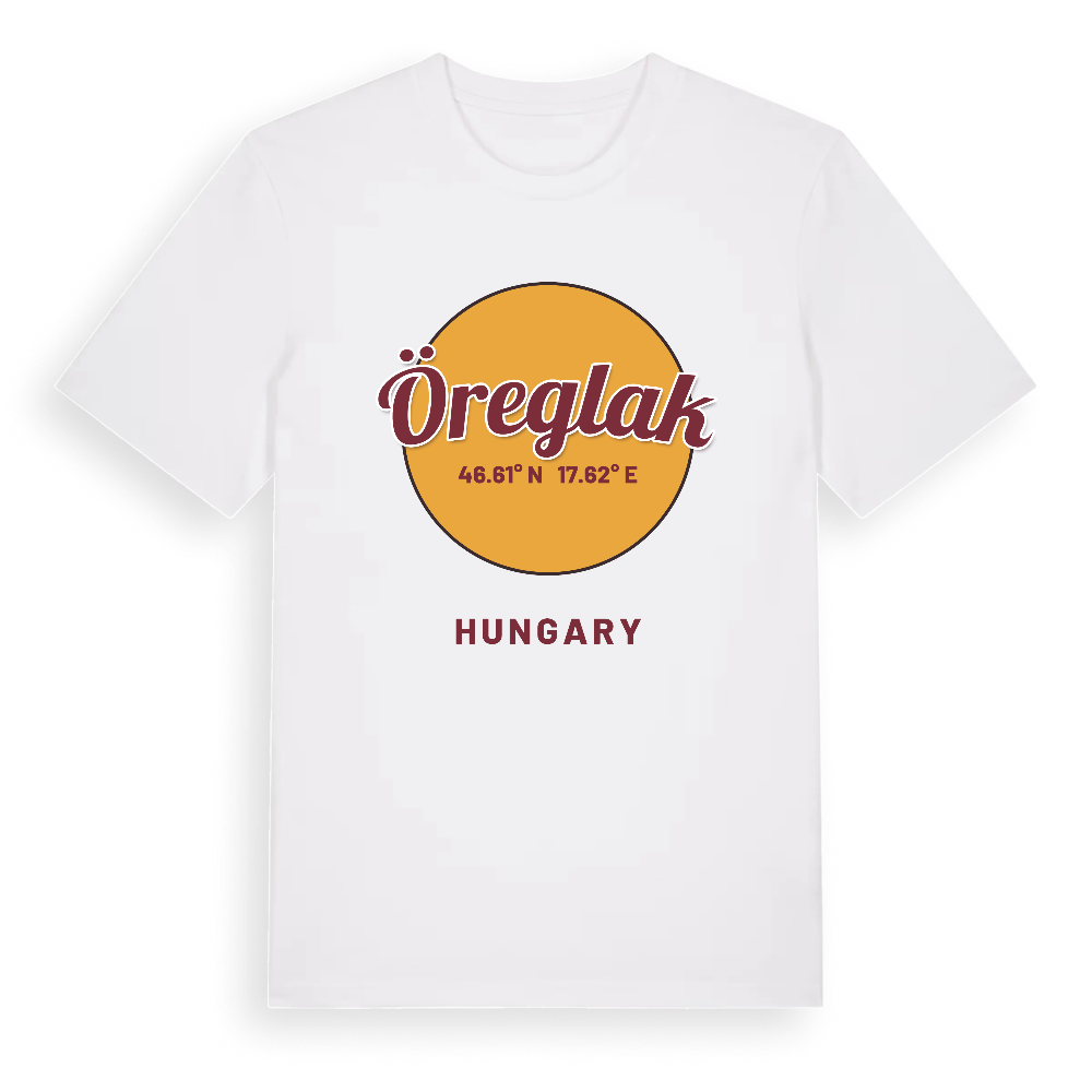 Öreglak cirkel t-shirt – White, i miljö