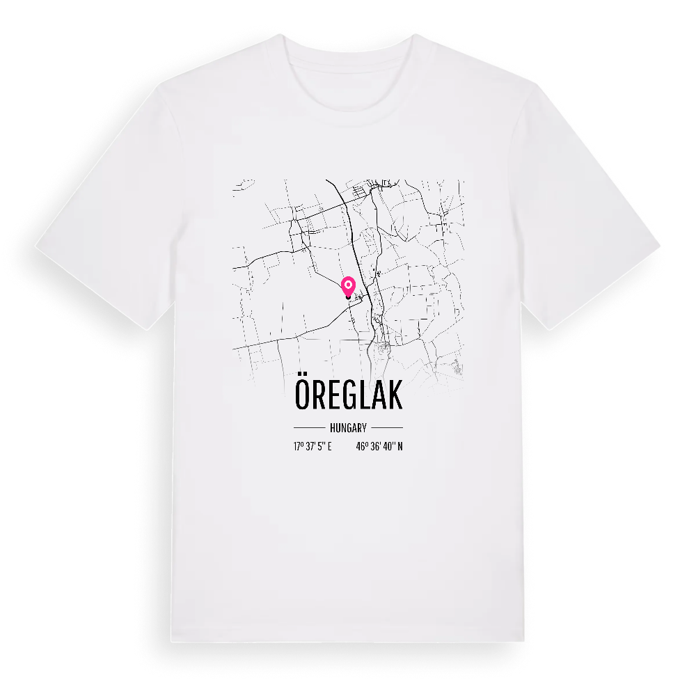 Öreglak karta t-shirt – White, i miljö