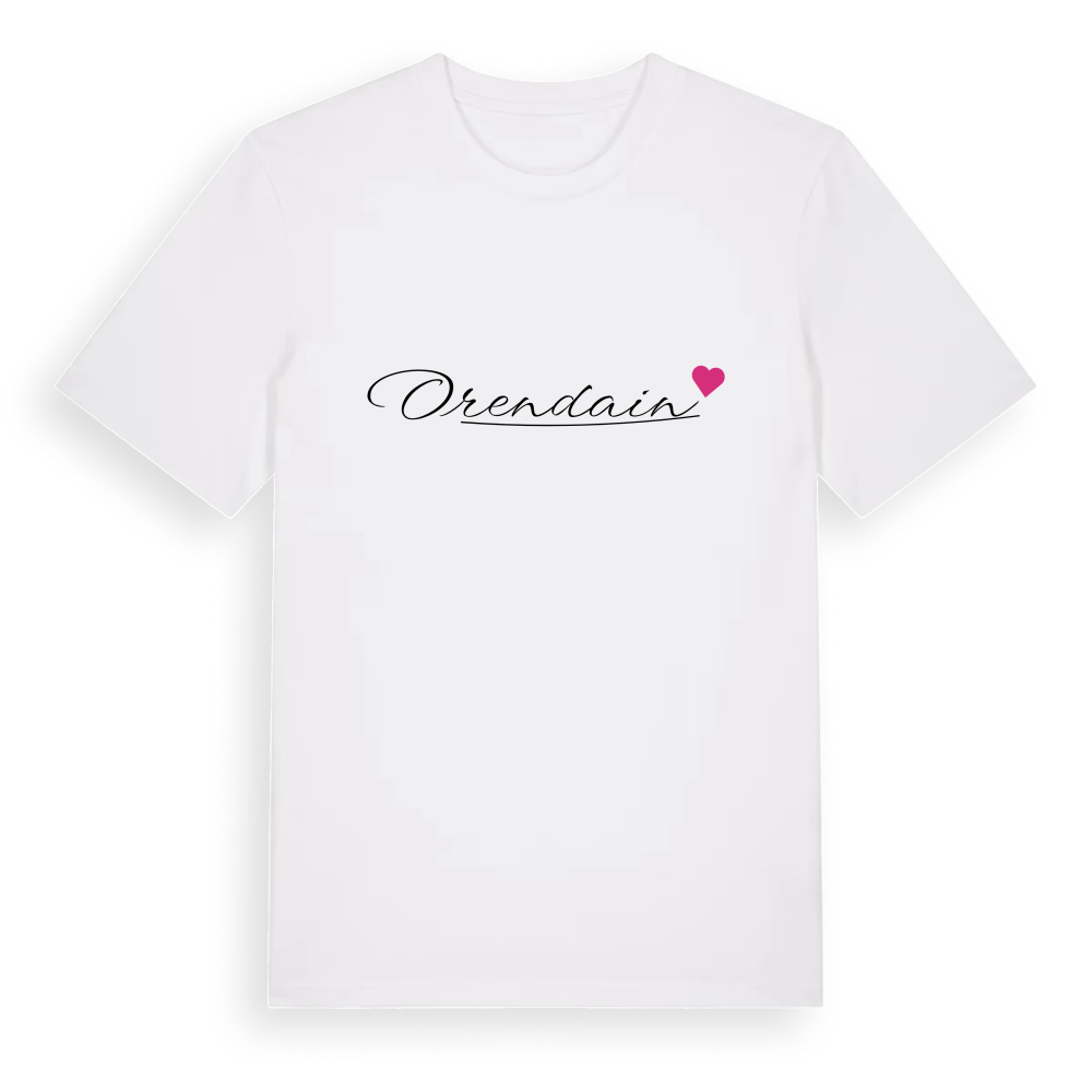 Orendain hjärta t-shirt – White, i miljö
