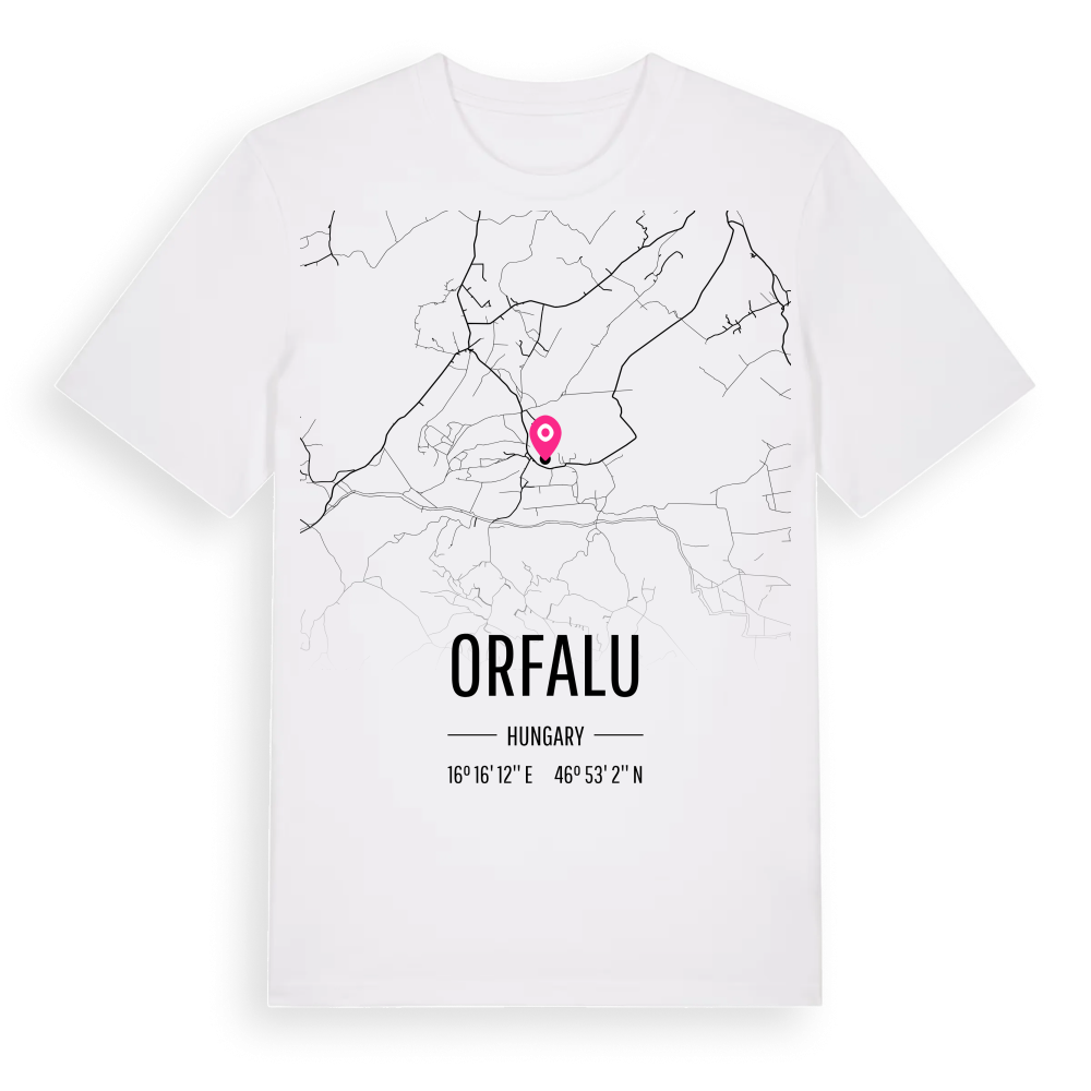 Orfalu karta t-shirt – White, i miljö