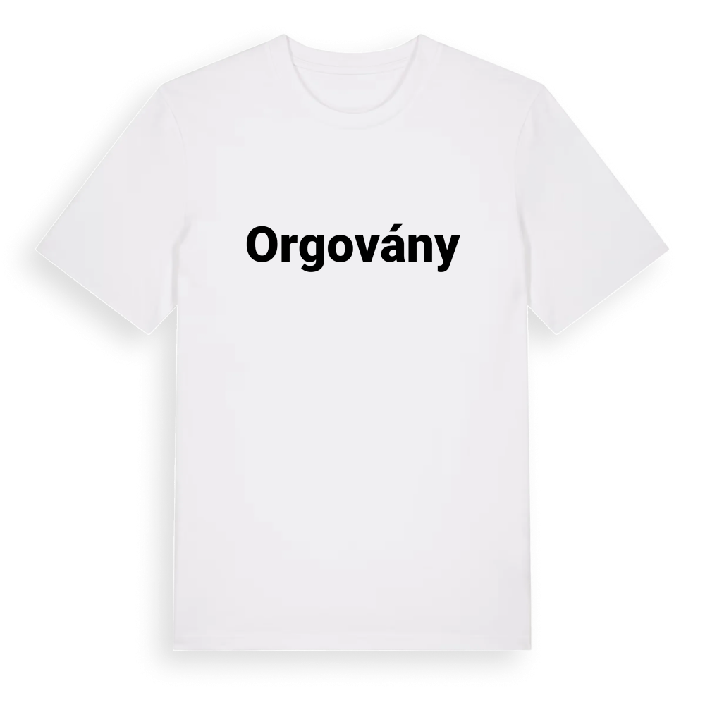 Orgovány fetstil t-shirt – White, i miljö