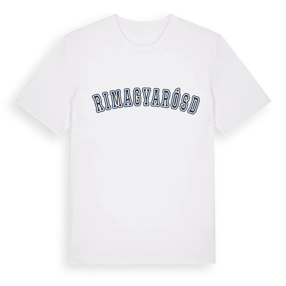 Őrimagyarósd college t-shirt – White, i miljö