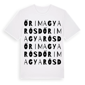 Őrimagyarósd ordlek t-shirt – ekologisk bomull t-shirt från Pinshirt