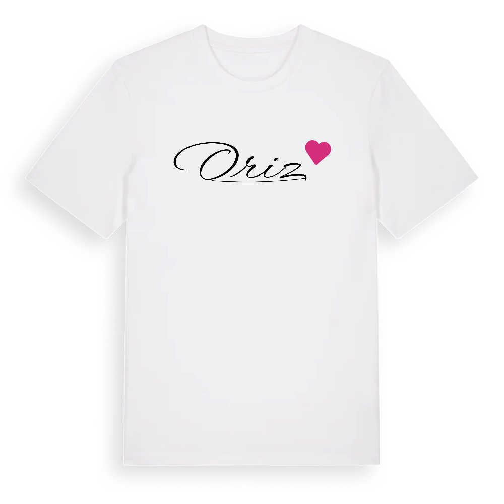 Oriz hjärta t-shirt – White, i miljö