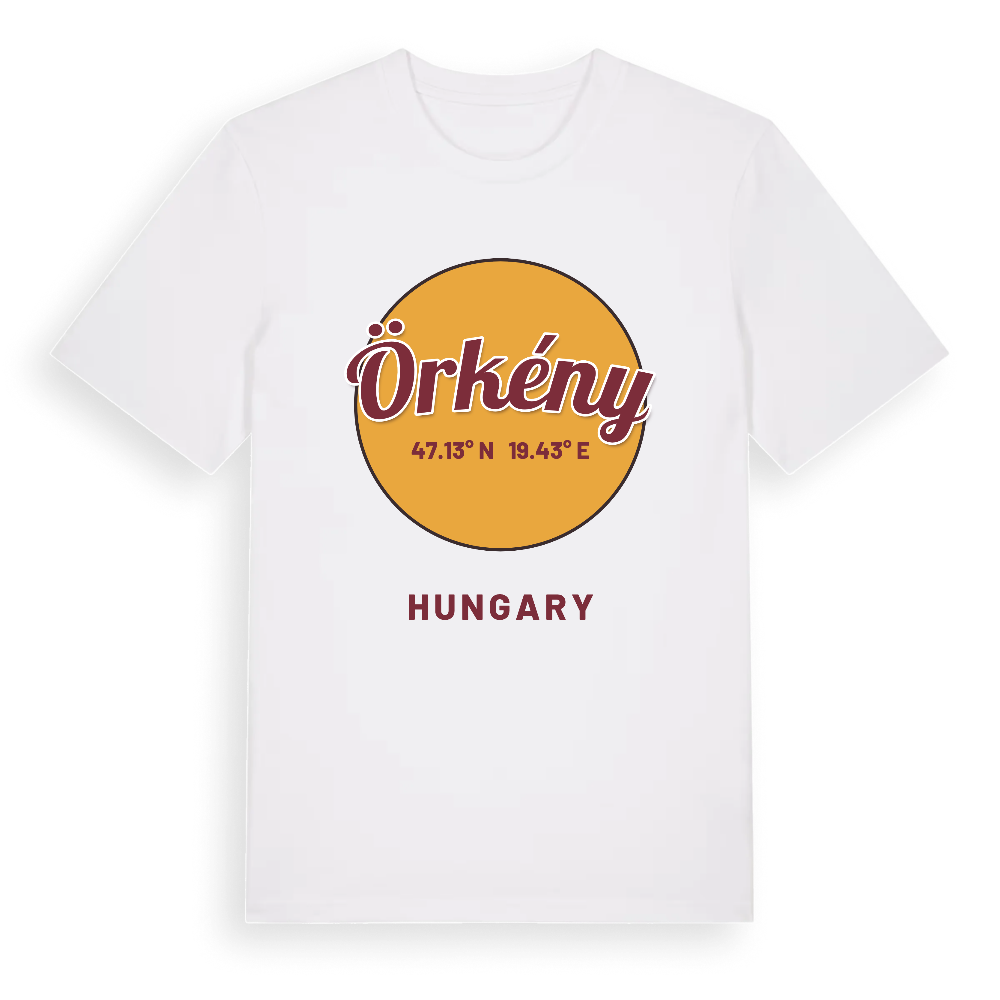 Örkény cirkel t-shirt – White, i miljö