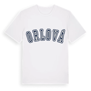 Orlová college t-shirt – ekologisk bomull t-shirt från Pinshirt
