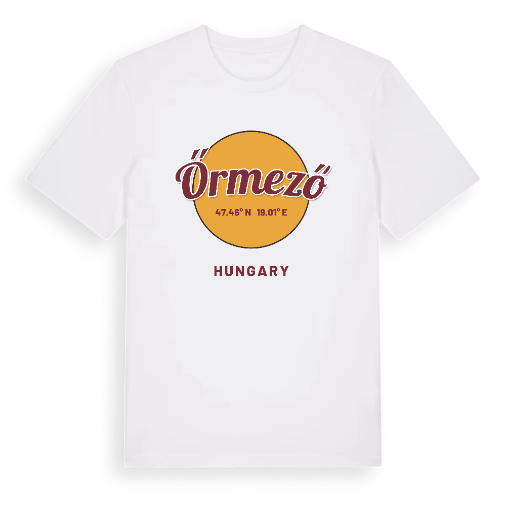Őrmező cirkel t-shirt – White, i miljö