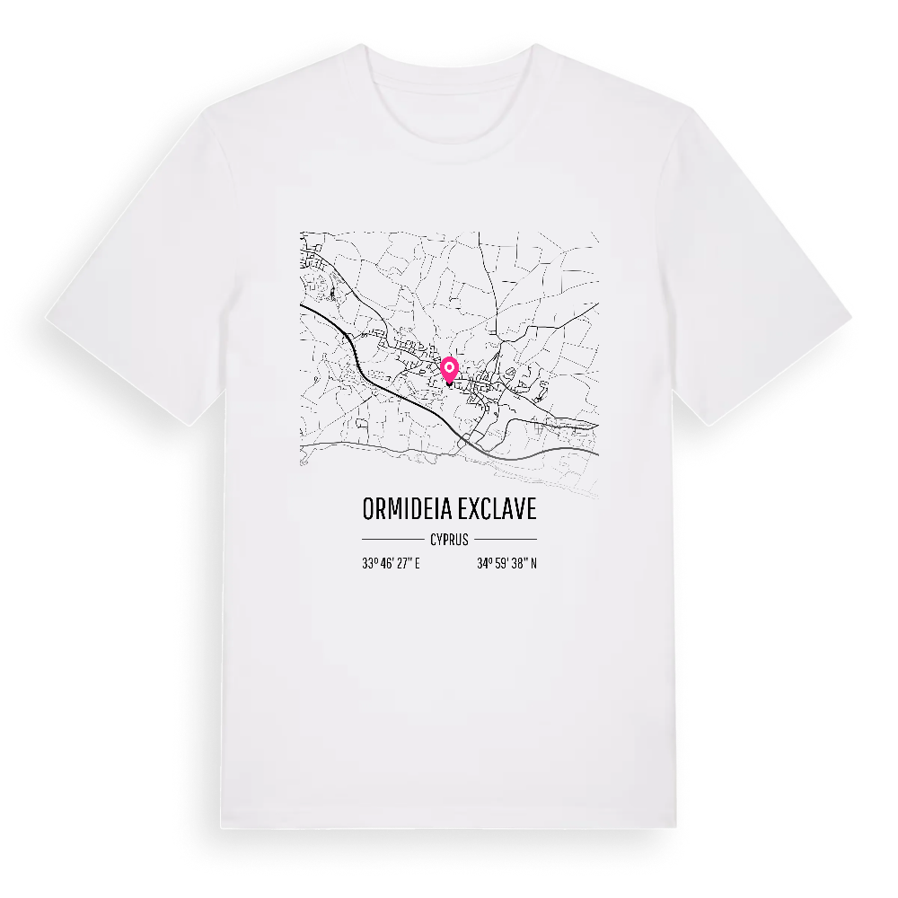 Ormideia Exclave karta t-shirt – White, i miljö
