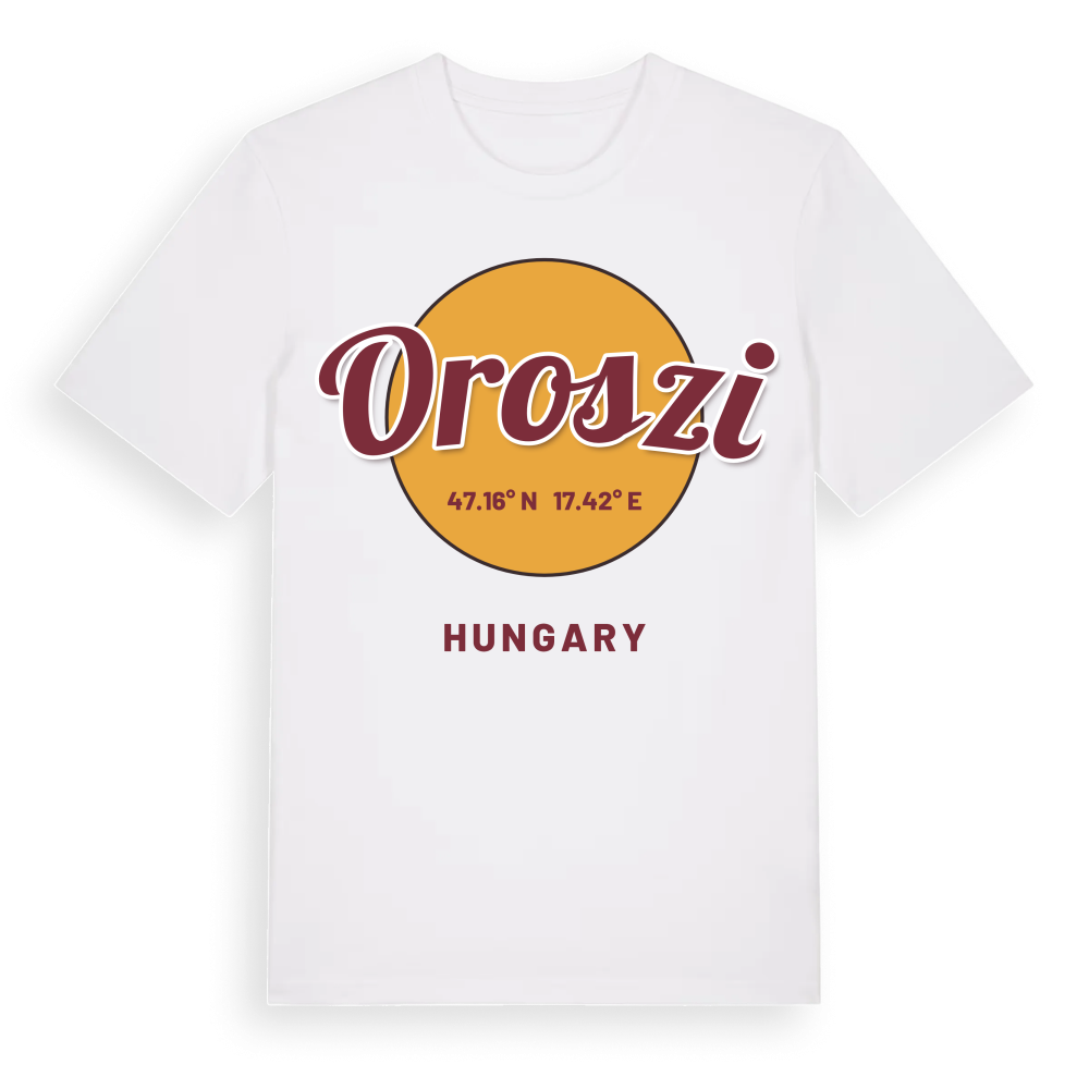Oroszi cirkel t-shirt – White, i miljö