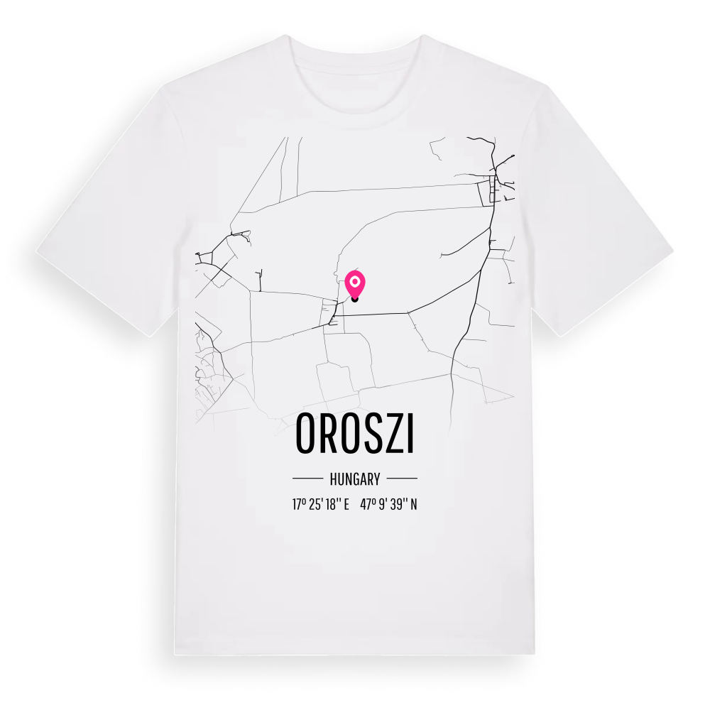 Oroszi karta t-shirt – White, i miljö