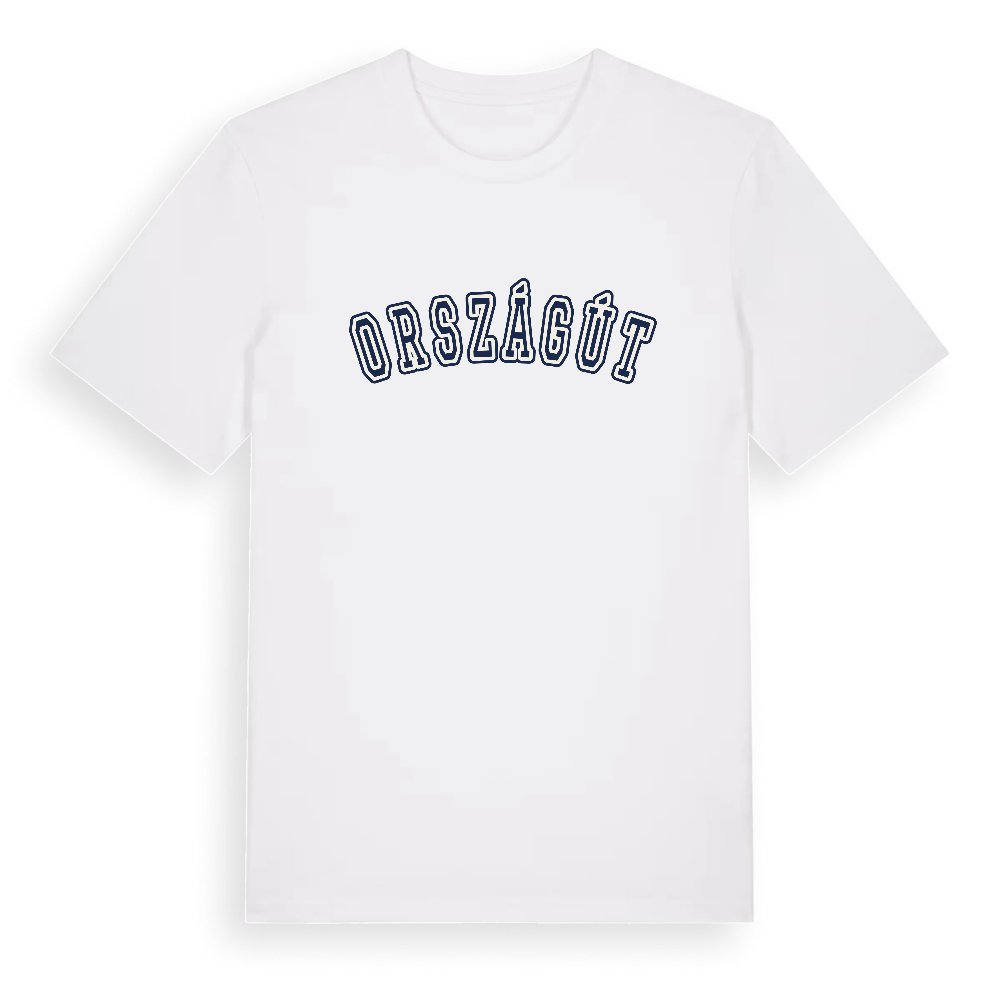 Országút college t-shirt – White, i miljö