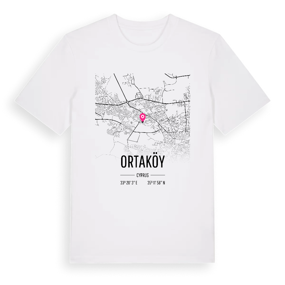 Ortaköy karta t-shirt – White, i miljö