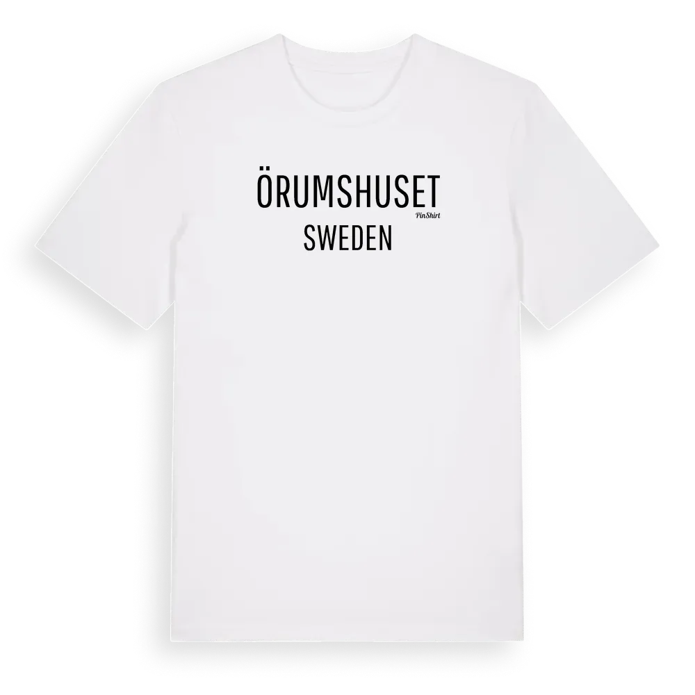 Örumshuset i Sverige t-shirt i miljö