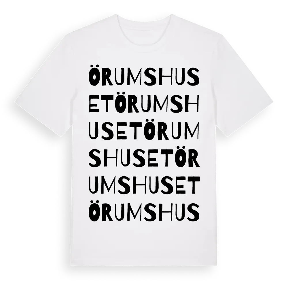 Örumshuset ordlek t-shirt i miljö