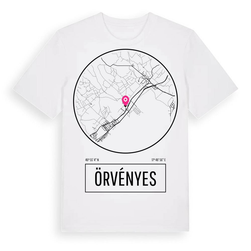 Örvényes t-shirt – White, i miljö