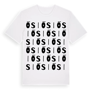 Ősi ordlek t-shirt – ekologisk bomull t-shirt från Pinshirt