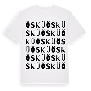 Öskü ordlek t-shirt – ekologisk bomull t-shirt från Pinshirt