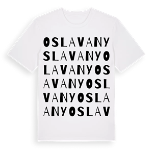 Oslavany ordlek t-shirt – ekologisk bomull t-shirt från Pinshirt