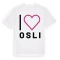 Jag älskar Osli t-shirt stort tryck