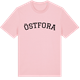 Pink Cotton t-shirt med Östfora böjd t-shirt