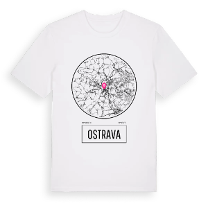 Ostrava t-shirt – ekologisk bomull t-shirt från Pinshirt