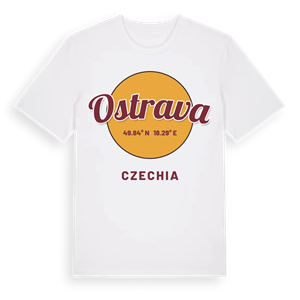 Ostrava cirkel t-shirt – ekologisk bomull t-shirt från Pinshirt
