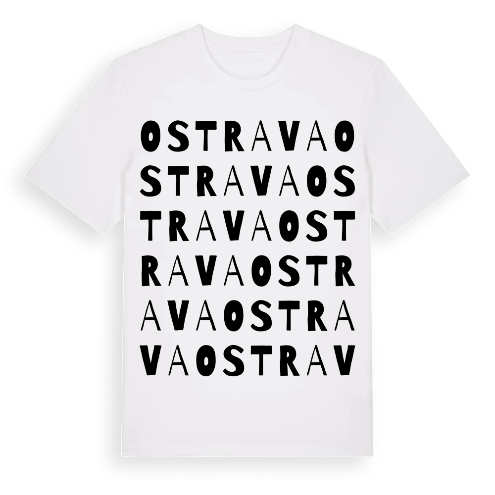 Ostrava ordlek t-shirt – White, i miljö