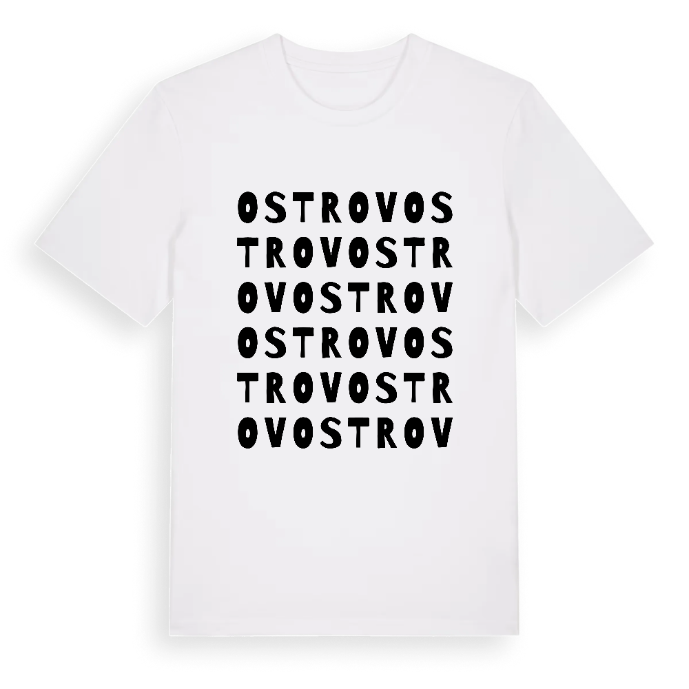 Ostrov ordlek t-shirt – White, i miljö