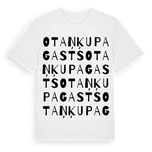 Otaņķu pagasts ordlek t-shirt – ekologisk bomull t-shirt från Pinshirt