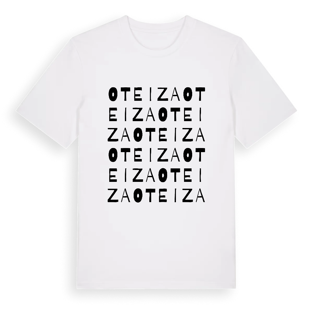Oteiza ordlek t-shirt – White, i miljö