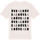 Vintage White t-shirt med Övrabo ordlek t-shirt