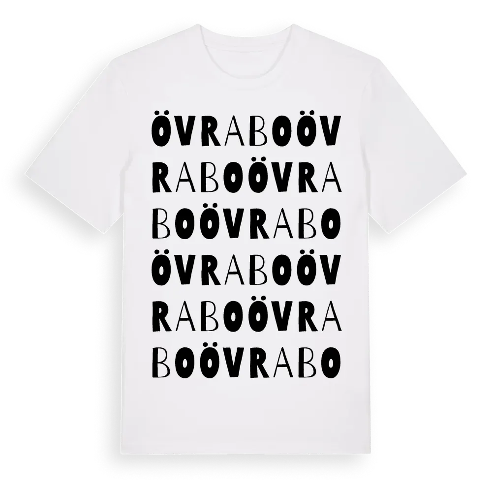 Övrabo ordlek t-shirt i miljö