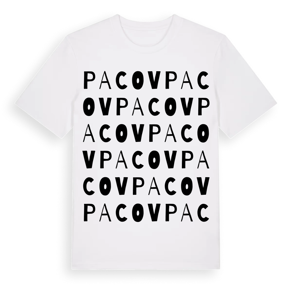 Pacov ordlek t-shirt – White, i miljö