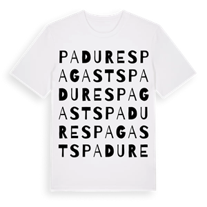 Padures pagasts ordlek t-shirt – ekologisk bomull t-shirt från Pinshirt